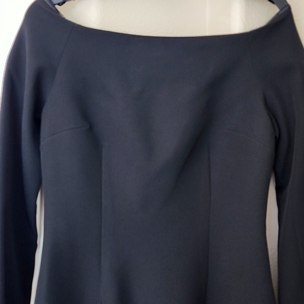 NWT KEEPSAKE Off Shoulder Cocktail Dress Black Size M YKK Zipper - Picture 5 of 12
